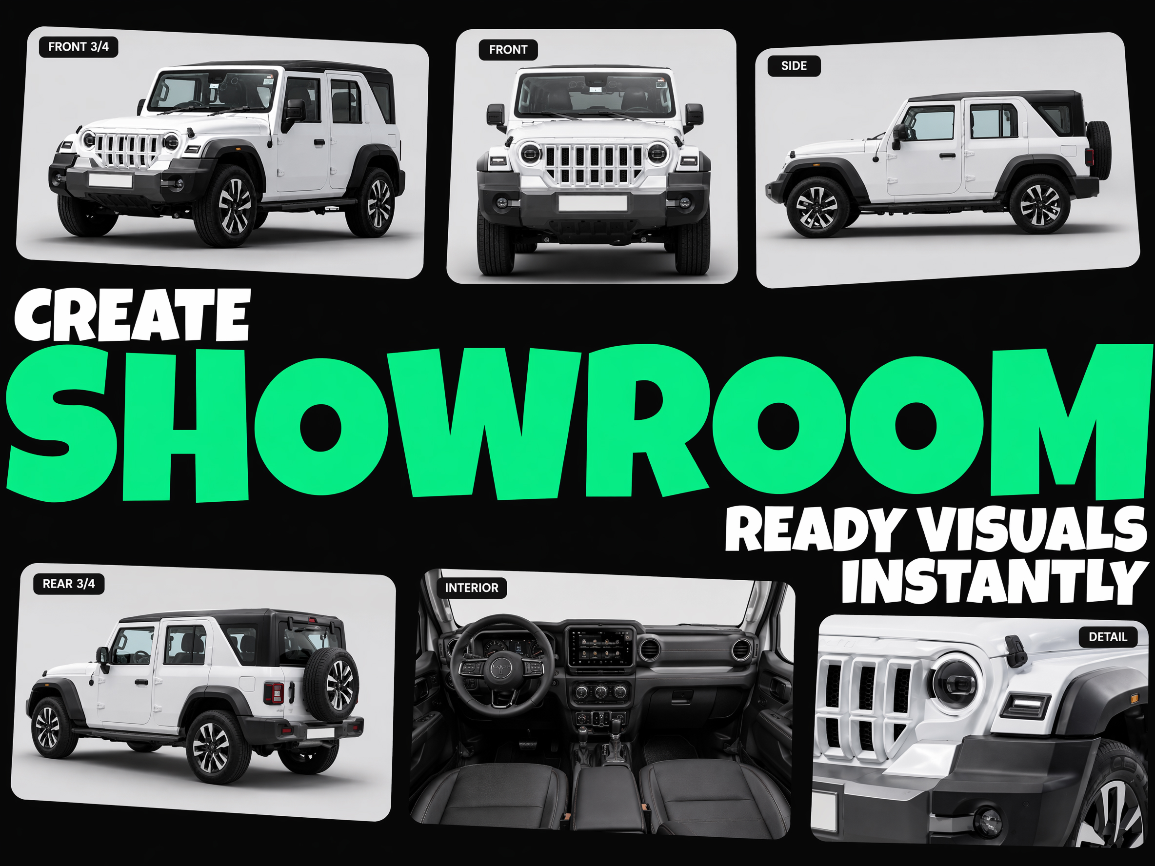 One Click Catalogue Generator for Showroom Quality Vehicle Visuals