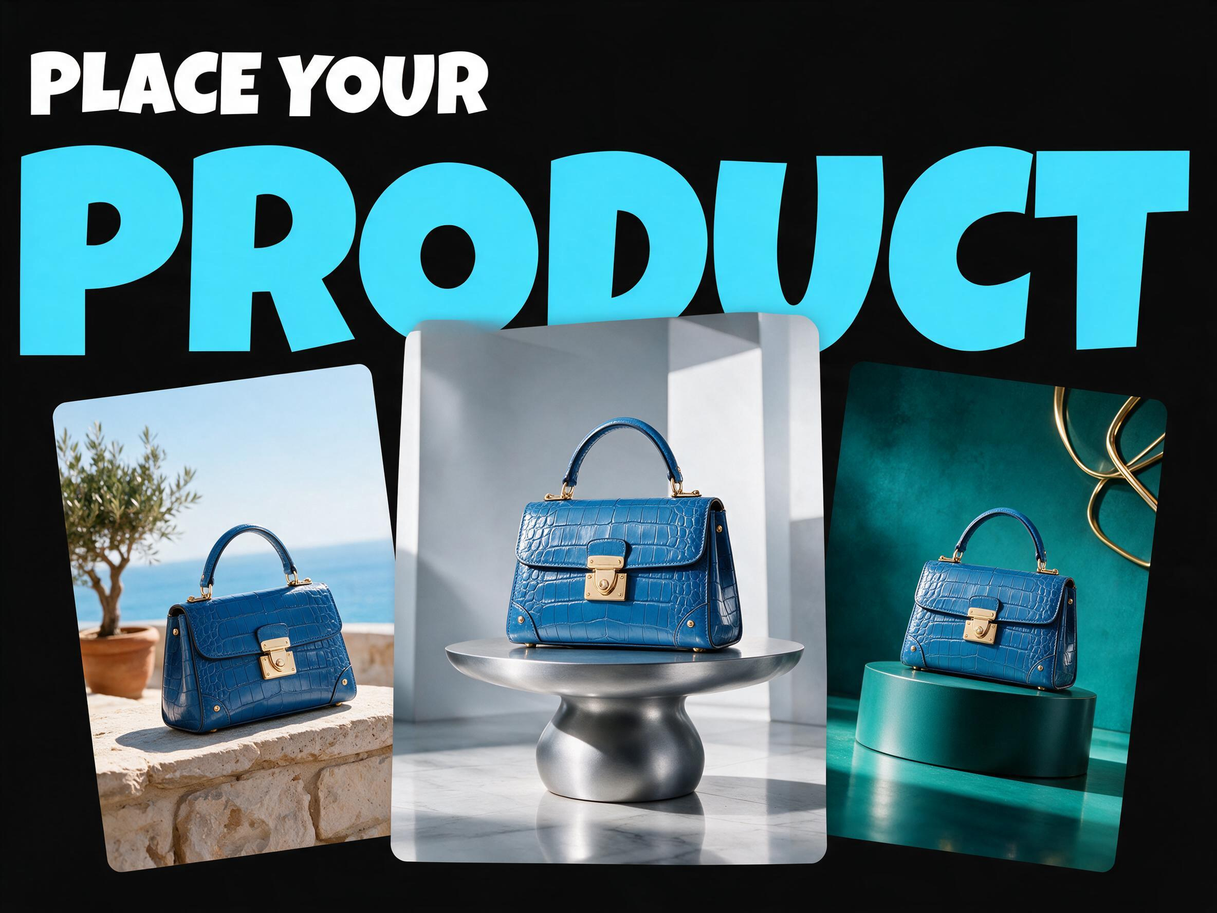 Product placed on a clean studio background