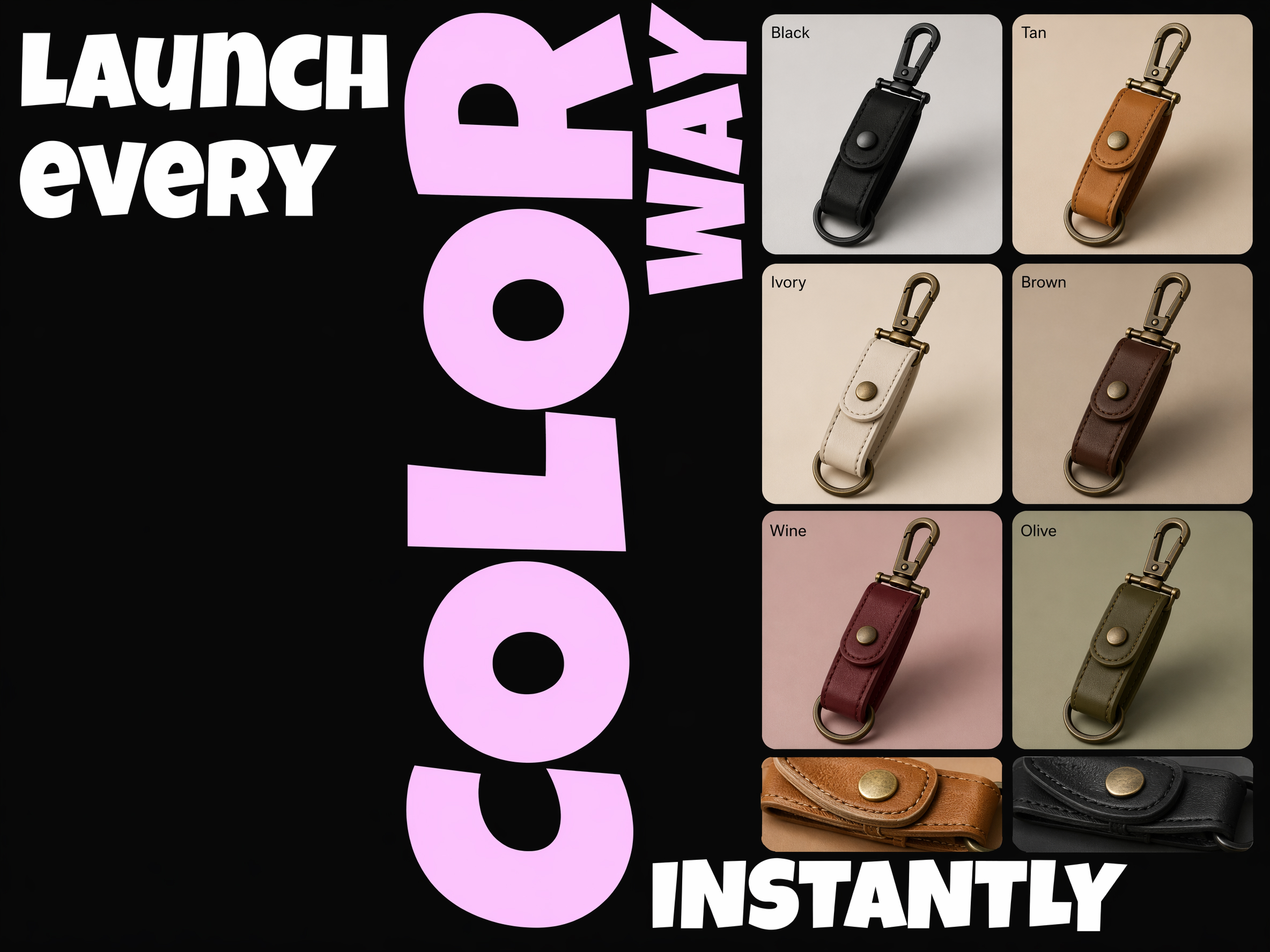 Color and Material Variants Generated From a Single Sample