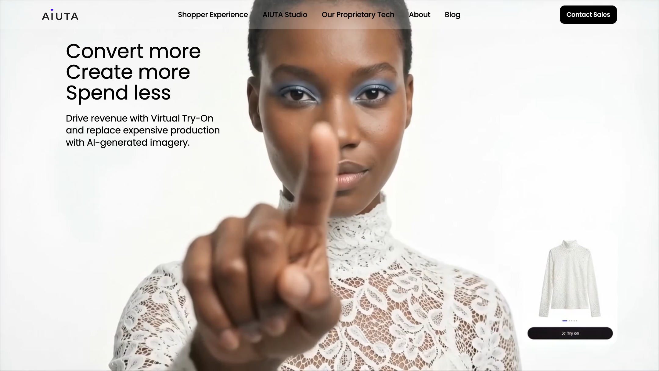 Aiuta's homepage (July 2026).