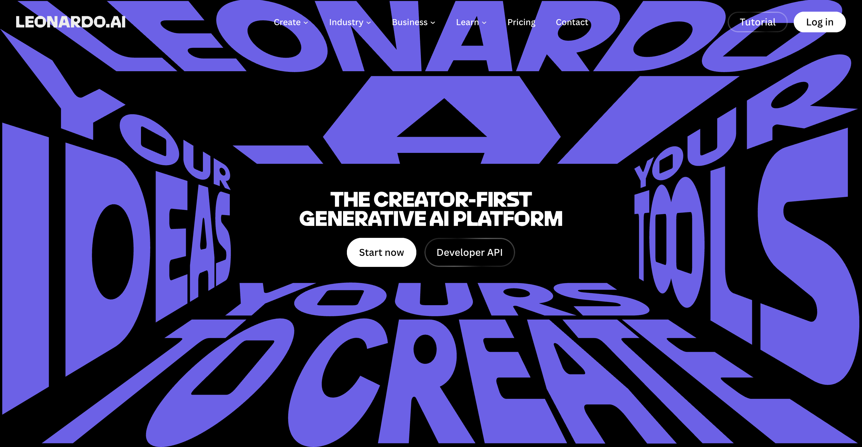 Leonardo's homepage (July 2026).